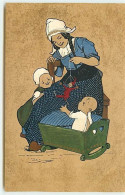 N°8923 - Carte Fantaisie - Femme Jouant Avec Ses Enfants - M.M. Vienne N°186 - Babies