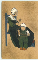 N°8924 - Carte Fantaisie - Femme Préparant Une Pelote - M.M. Vienne N°186 - Babies