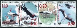 BOSNIE HERZEGOVINE 1998 - WWF - La Cigogne Blanche - 4 V. - Bosnië En Herzegovina