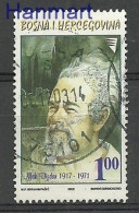 Bosnia And Herzegovina 2002 Mi 284 Cancelled  (SZE2 BSN284) - Ecrivains