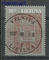 Lithuania 1997 Mi 630 Cancelled  (SZE3 LTH630) - Ecrivains