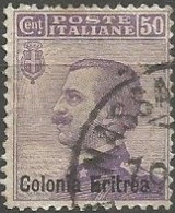 Eritrea Italy Colony - 1916 Michetti C.50 VFU - Eritrea