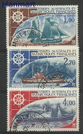 French Southern And Antarctic Lands (TAAF) 1976 Mi 98-100 Cancelled  (SZS7 FAT98-100) - Bateaux