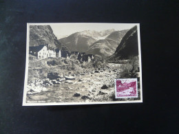 Carte Maximum Card Pro Patria Montagne Mountain Bignasco Vecchia Suisse Switzerland 1954 (ex 2) - Cartes-Maximum (CM)