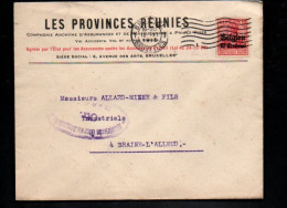 BELGIQUE OCCUPATION SEUL SUR LETTRE A EN TETE 1915 - Armada Alemana