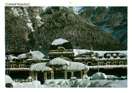 ESPAGNE ARAGON CANFRANC STATION INTERNATIONALE SOUS LA NEIGE (scan Recto-verso) KEVREN0216 - Huesca