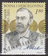 Bosnia Herzegovina - Mostar - Croatia 2001 Yvert 60, Nobel Prize Centenary - MNH - Bosnië En Herzegovina