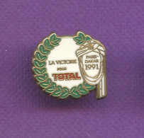 Rare Pins Rallye Paris Dakar 1991 Essence Total Zamac Q135 - Rally