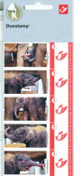 BELGIQUE 2007 - Duostamps - Bébés éléphants - Elefantes
