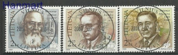 Lithuania 2008 Mi 960-962 Cancelled  (SZE3 LTH960-962) - Ecrivains