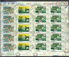 Moldova 2015 Mi Sheet 908-910 MNH  (ZE4 MOLark908-910) - Poissons