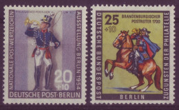 Europe - Allemagne - Berlin - 1954-56 - N°107 Et 139 - Cavaliers 1827 Et 1700 - 8025 - Ongebruikt