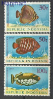 Indonesia 1972 Mi 722-724 MNH  (ZS8 INS722-724) - Poissons