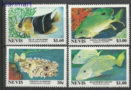 Nevis 1994 Mi 822-825 MNH  (ZS2 NVS822-825) - Poissons
