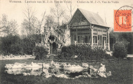 BELGIQUE - Weterren - Château De M.J -B. Van De Velde - Vue Sur Le Jardin - Carte Postale Ancienne - Wetteren