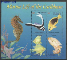 Saint Vincent And The Grenadines 2003 Mi 5937-5940 MNH  (ZS2 SVGark5937-5940) - Poissons