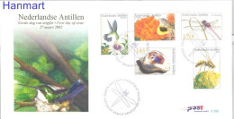 Netherlands Antilles 2002 Mi 1134-1138 FDC  (FDC ZS2 DTA1134-1138) - Honeybees