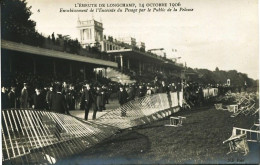 12602 - Paris Hippisme :  L'EMEUTE DE LONGCHAMP LE 14 OCTOBRE 1906 -ENVAHISSEMENT De L'ENCEINTE Du Pesage  Par - Courses - Paardensport