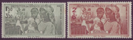 France Colonies - Guadeloupe - 1942 - N°1 Et 2 - Oeuvre De Protection De L'enfance Indigène - 8048 - Unused Stamps