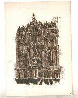 Estinnes - Au - Mont , Rétable De La Chapelle Notre - Dame De Cambron , Dessin De M . Nuyts , Voir état - Estinnes