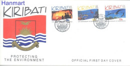 Kiribati 1994 Mi 669-671 FDC  (XFDC ZS7 KRB669-671) - Poissons