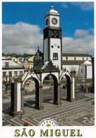 1 AK Azoren * Ponta Delgada Mit Dem Porta Da Cidade (gewölbte Tore Zur Stadt) Und Der Kirche Matriz De São Sebastião * - Açores
