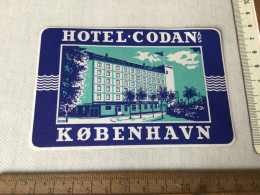 Hotel Codanas In Kopenhagen Denemarken - Hotel Labels