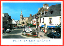 22 - M59338CPM - PLESTIN LES GREVES - Bourg Et église De Saint Efflam - Très Bon état - COTES-D'ARMOR - Plestin-les-Greves