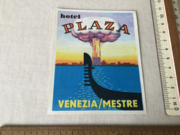 Hotel Plaza In Venetië Italie - Hotel Labels