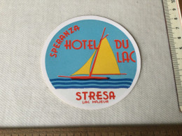 Hotel Du Lac In Stresa   Italie - Hotel Labels