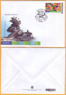 2019 Moldova Moldavie FDC 145 Universal Postal Union. Switzerland. Berne. Monument. - UPU (Union Postale Universelle)