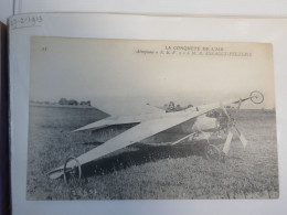 DR15 FRANCE CARTE PRECURSEUR 1913 CONQUETE  DE L AIR .ESNAU PELTERIE  +DISPERSION COLLECTION AVIATION+++ - ....-1914: Precursores