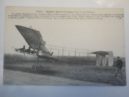 DR15 FRANCE CARTE PRECURSEUR  1913  BIPLAN FARMAN ++DISPERSION COLLECTION AVIATION+++ - ....-1914: Precursores