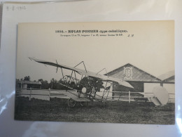 DR15 FRANCE CARTE PRECURSEUR  1912  BIPLAN PIONNIER ++DISPERSION COLLECTION AVIATION+++ - ....-1914: Precursors