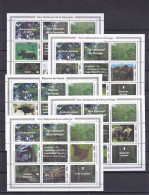 2005 COB BL354/8 Nationale Parken-Parcs Nationaux 5 Bloks-5 Blocks MNH - Ongebruikt