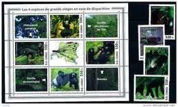 COB 2233/36+BL353 Monkeys 2005- MNH - Ongebruikt