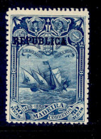 ! ! Portugal - 1911 Vasco Gama On Madeira 50 R - Af. 201 - MH - Unused Stamps