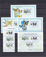 COB 2163/65 +BL261/63 +BL264 Vlinders-Papillons 2003 - Nuovi
