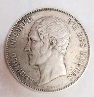 5 Francs Léopold Ier 1850 Argent - 5 Francs