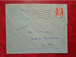 Lettre 1959 COUVREUR FERBLANTIER CHARLE STRUB HAGUENAU - Otros & Sin Clasificación