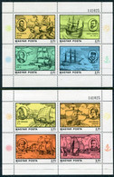 HUNGARY 1978 Explorers  Blocks MNH /**.  Michel Block 131A-132A - Nuevos