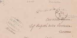 Frondarola (Teramo) Lineare Nero P. 8 Del 1874 - Storia Postale