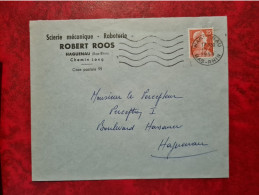 Lettre 1959  HAGUENAU SCIERIE MECANIQUE RABOTERIE ROBERT ROOS - Otros & Sin Clasificación