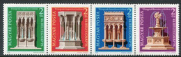 HUNGARY 1975 Stamp Day: Protection Of Monuments  MNH / **...  Michel 3060-63 - Nuovi