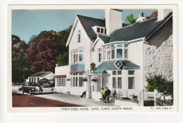 Capel Curig - Tyn-Y-Coed Hotel And Vintage Cars - C1960's Real Photo Postcard - Caernarvonshire