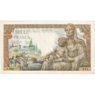 France, 1000 Francs, Déesse Déméter, 1943-07-22, Z.7292, TTB+ - 1 000 F 1942-1943 ''Déesse Déméter''