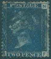 Great Britain 1858 SG47 2d Deep Blue QV FNNF FU (amd) - Unclassified