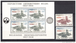COB BL31+1030/31 Belgische Zuidpoolexpeditie-Expédition Antarctique Belge -1957-MNH-postfris-neuf Sans Charnière - 1924-1960