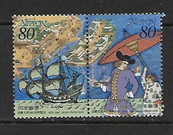 JAPON 2000 RELATIONS AVEC LES PAYS-BAS-BATEAUX YVERT N°2799/2800 NEUF MNH** - Ships