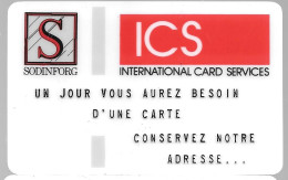 CARTE-MANEGNETIQUE-FBRICANT-ICS-R°/V° Glacé- TBE - Cartes De Salon Et Démonstration